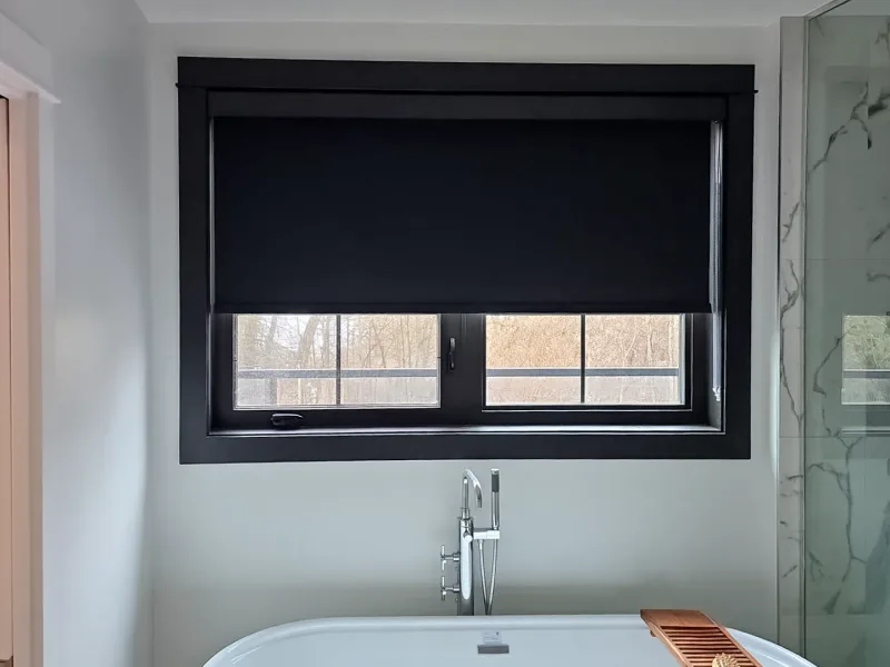 Blackout Blinds in a bathroom