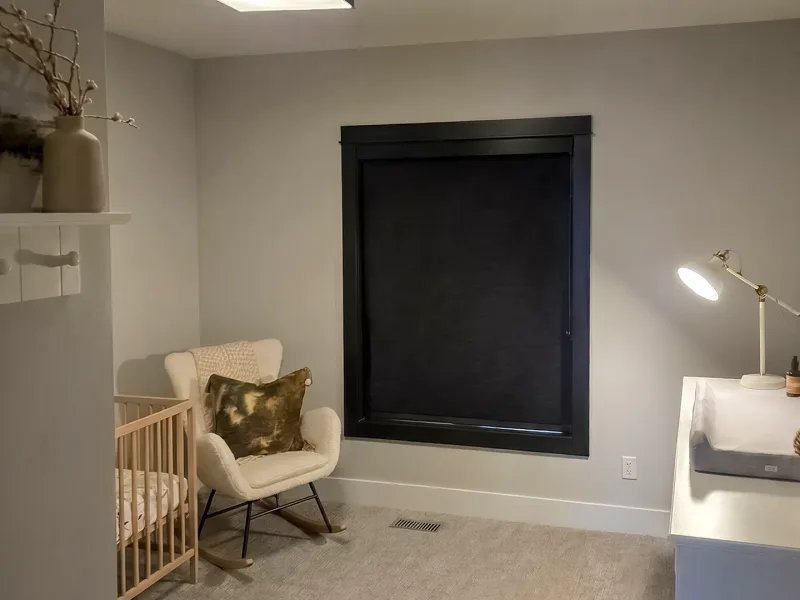 Blackout Blinds in a nursery